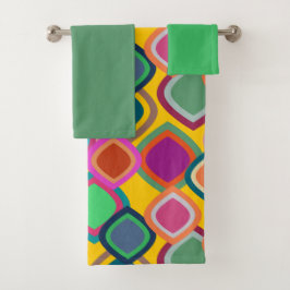 70sカラー バスタオルセット