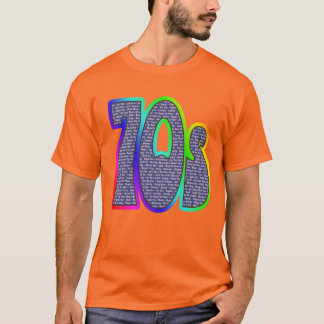 70sキャッチフレーズの絞り染め! ワイシャツ tシャツ