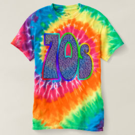 70sキャッチフレーズの絞り染め! tシャツ