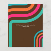 70sグルーヴィブギーレトロディスコ誕生日パーティー (裏面)