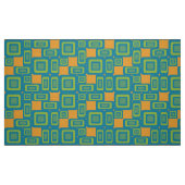 70sスタイルの立方体パターン ファブリック (ファットクォーター)