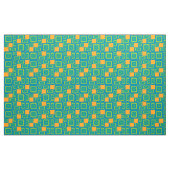 70sスタイルの立方体パターン ファブリック (ヤード)