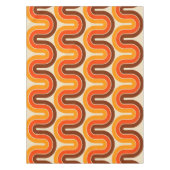 70sスタイル幾何学的デザイン テーブルクロス (正面)