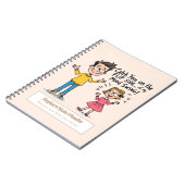 70sスラングパーソナライズされたをテーマにしたノートブック ノートブック (左側)