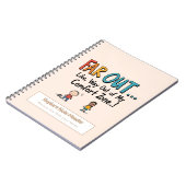 70sスラングパーソナライズされたをテーマにしたノートブック ノートブック (左側)