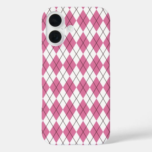 70sタータンチェックパターンPinky Case-Mate iPhoneケース (裏面)