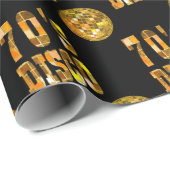 70sディスコパーティー包装紙 ラッピングペーパー (ロールコーナー)