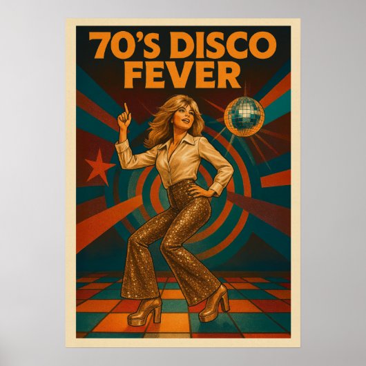 70'sディスコ・フィーバーV02 ポスター (正面)
