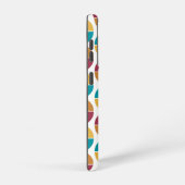 70sファンキーヴィンテージ幾何学的パターン samsung galaxyケース (右側面)