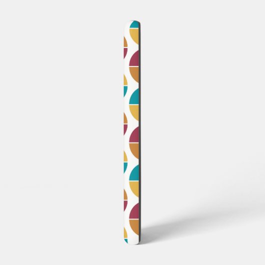 70sファンキーヴィンテージ幾何学的パターン samsung galaxyケース (左側面)