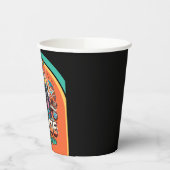 70sブギーレトロディスコ踊りPartyware Dining 紙コップ (左)