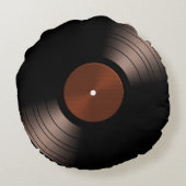 70sレコードアルバムビニール丸枕 ラウンドクッション (裏面)