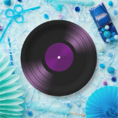 70sレコードレトロ紙プレート ペーパープレート (パーティー)