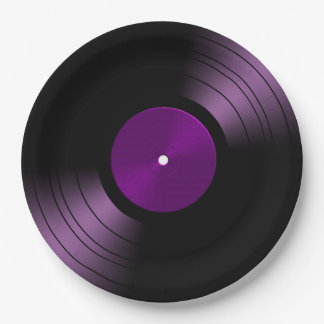 70sレコードレトロ紙プレート ペーパープレート