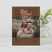 70sレトロこの写真をやろう日付を保存 セーブザデート (スタンド正面)