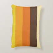 70sレトロのストライプのな色パターン アクセントクッション (裏面(縦))