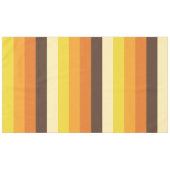 70sレトロのストライプのな色パターン テーブルクロス (正面(横))