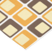 70sレトロの正方形はパターンを形づけます テーブルクロス (アングル)