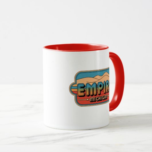70sレトロエンパイアミシガンヴィンテージ マグカップ (正面右)