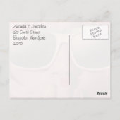 70'sレトロガールサンキュー ポストカード (裏面)