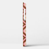 70sレトロシームレスパターン（オレンジ、ブラウン、ピン） Case-Mate iPhoneケース (裏面 / 左)