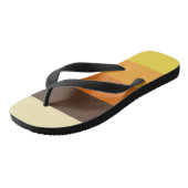 70sレトロストライプのカラーパターン ビーチサンダル (アングル)
