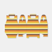 70sレトロストライプのカラーパターン フェイバーボックス (折り畳みなし)