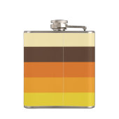 70sレトロストライプのカラーパターン フラスク (裏面)
