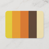 70sレトロストライプのカラーパターン 名刺 (裏面)