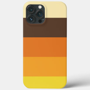 70sレトロストライプの色パターン iPhone 13 pro maxケース