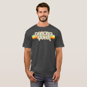 70sレトロディスコ踊りクイーン tシャツ (正面フル)