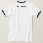 70sレトロバ素朴ッハキャンプフロントアンドバックプリント tシャツ (デザイン裏面)