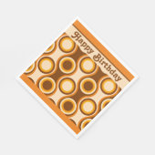 70sレトロパーティーパターン スタンダードランチョンナプキン (角)