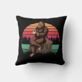 70sレトロビッグフット&コーヒー クッション (裏面)