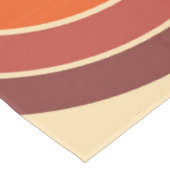 70sレトロヴィンテージスタイル幾何学的デザイン テーブルクロス (アングル)