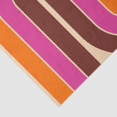 70sレトロヴィンテージスタイル幾何学的デザイン 薄葉紙 (詳細)