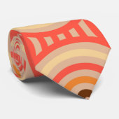 70sレトロ円形状パターン ネクタイ (ロール)