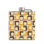 70sレトロ四角形パターン フラスク (裏面)