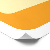 70sレトロ四角形パターン ポスター (角)