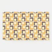 70sレトロ四角形パターン ポストイット (正面)