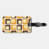 70sレトロ四角形パターン ラゲッジタグ (裏面横)