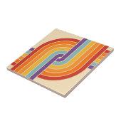 70sレトロ幾何学的デザイン タイル (側面)