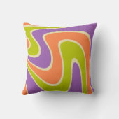 70sレトロ抽象芸術ラヴァデザイン クッション (裏面)