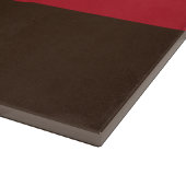 70sレトロ3ストライプのヴィンテージ色パターン カッティングボード (角)