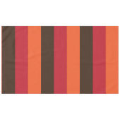70sレトロ3ストライプのヴィンテージ色パターン テーブルクロス (正面(横))