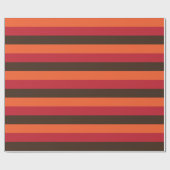 70sレトロ3ストライプのヴィンテージ色パターン ラッピングペーパー (フラット)