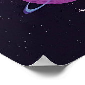 70sローラースケーター宇宙虹 ポスター (角)