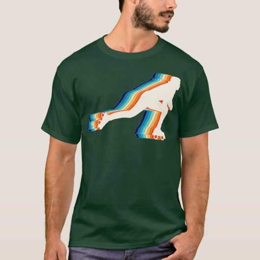 70Sローラースケートディスコレトロヴィンテージ Tシャツ (正面)