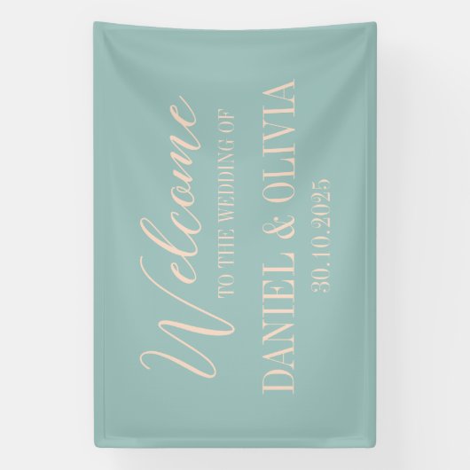 70sヴィンテージレインボー結婚のシーティングチャート 横断幕 (縦)