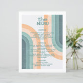 70sヴィンテージレインボー結婚ズメニュー (スタンド正面)